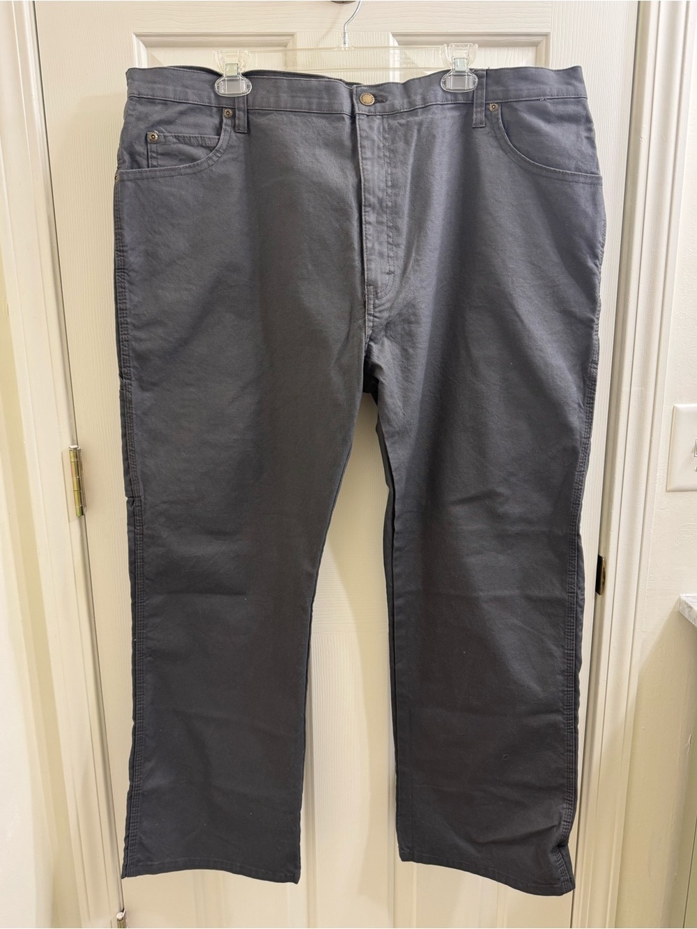 Classic Men's Gray Casual Work Pants
